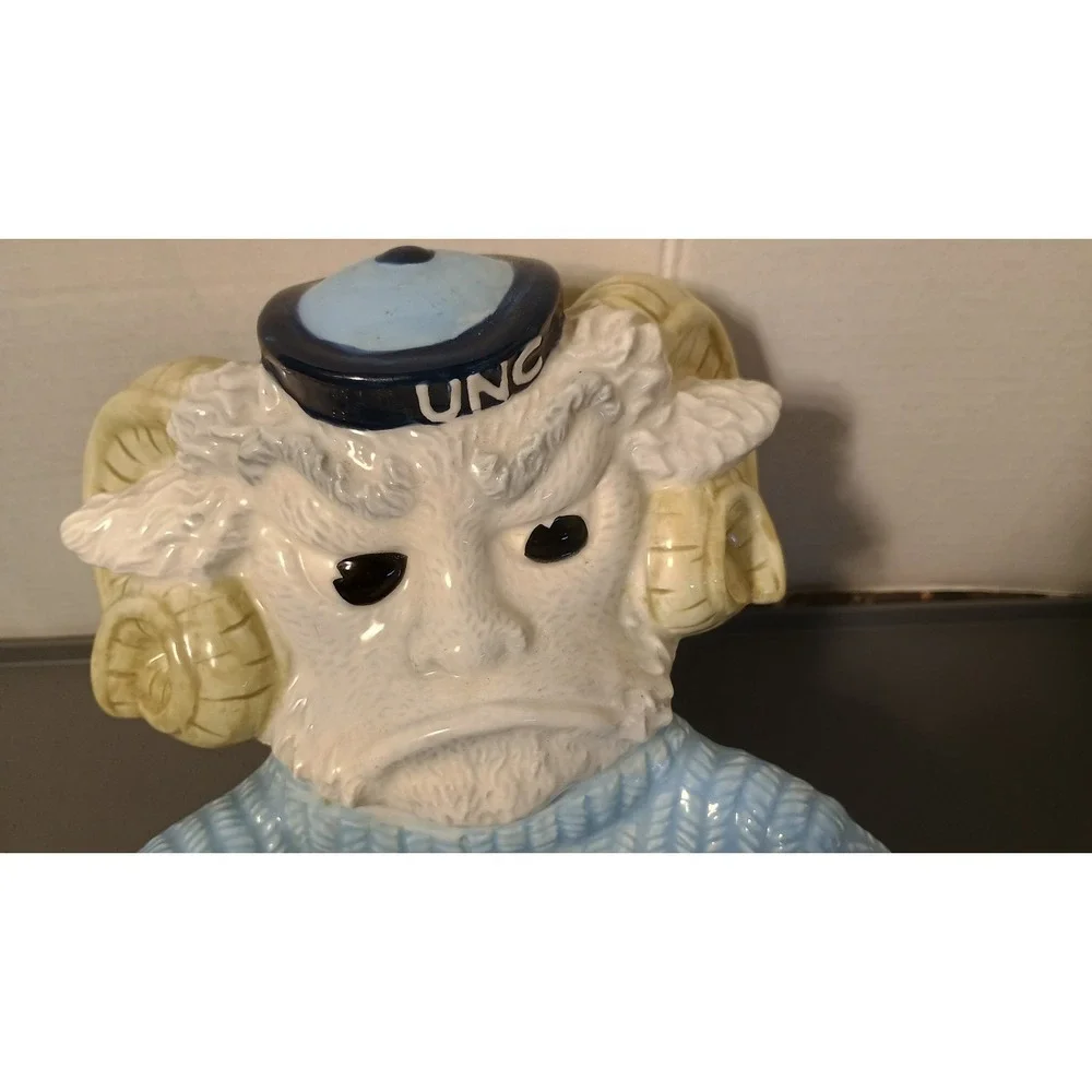 Slavic Treasures UNC Tar Heels Rameses Chip Dip Server  2003 Excellent  *Rare*